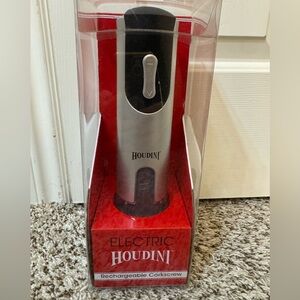 Silver Houdini Electric Corkscrew
